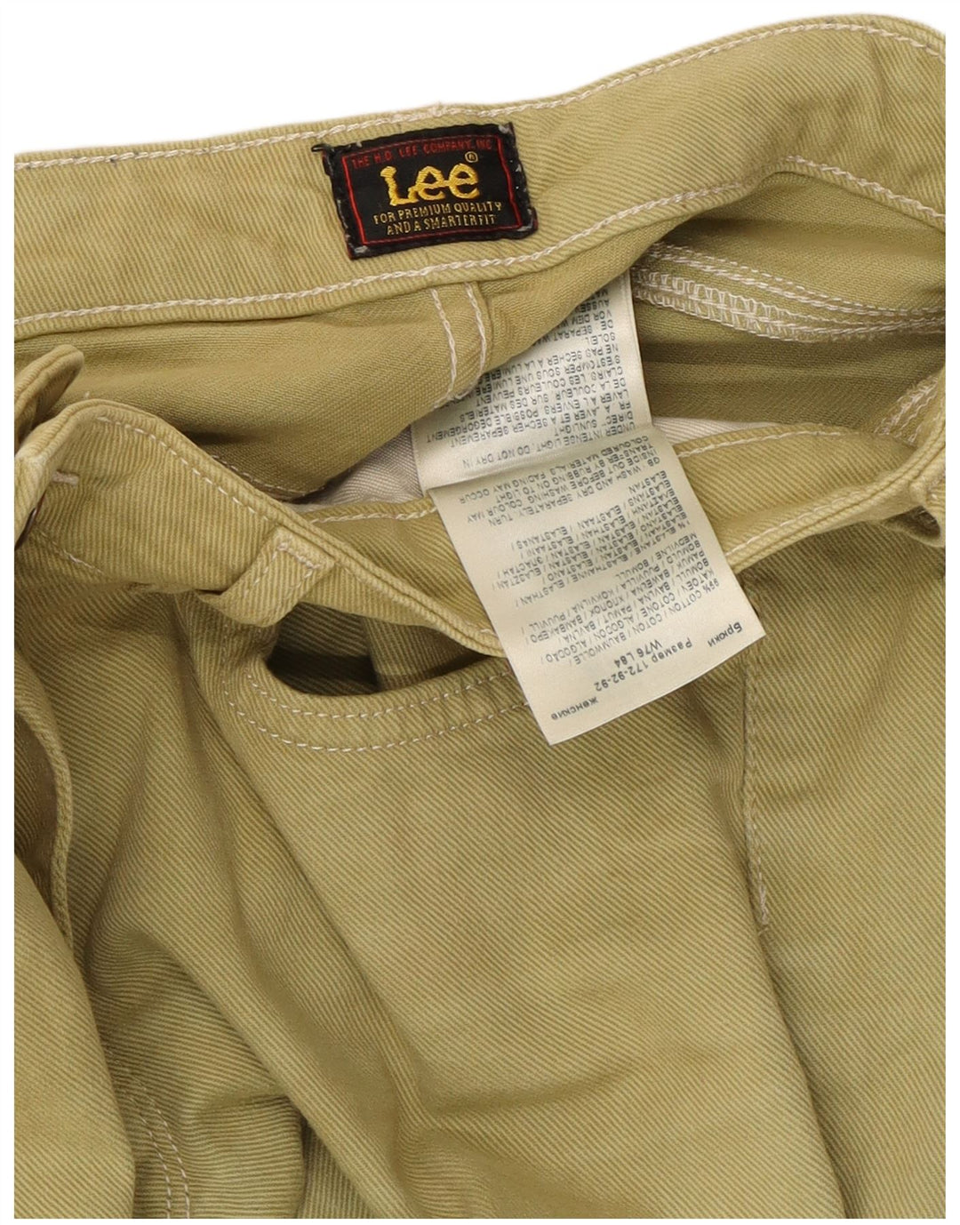 Jeans dritti Carol da donna Lee W30 L26 cotone verde