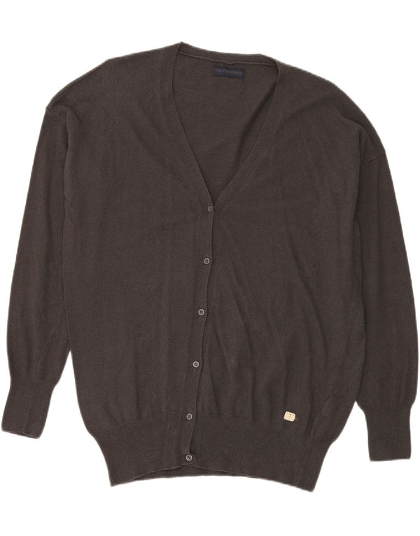 Maglia Cardigan Uomo Trussardi XL Viscosa Grigia