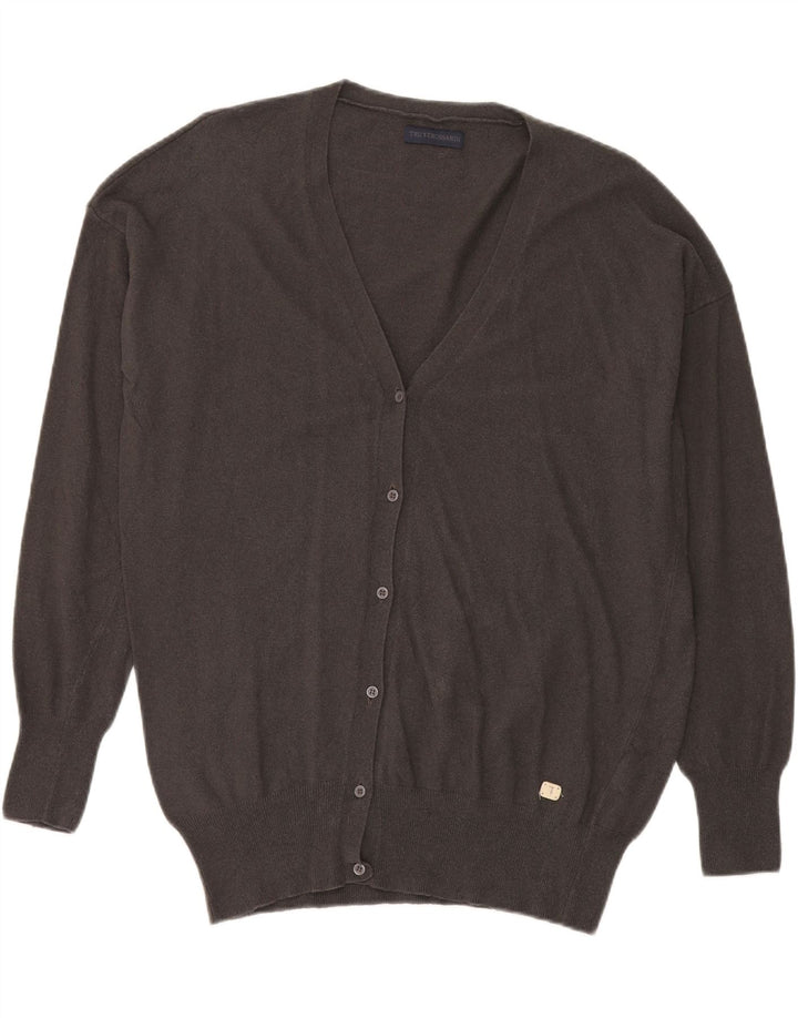 Maglia Cardigan Uomo Trussardi XL Viscosa Grigia
