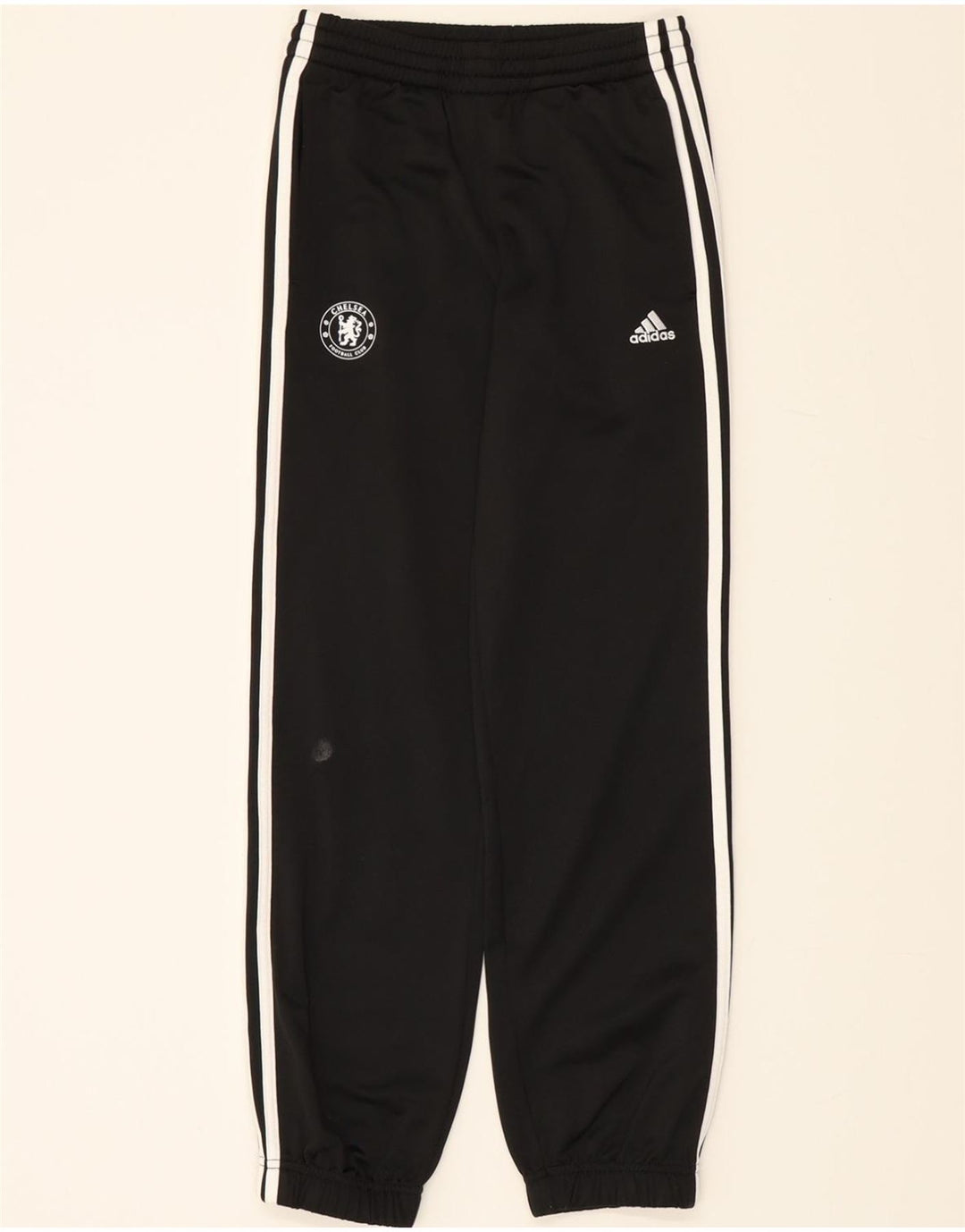 ADIDAS Boys Tracksuit Trousers Joggers 11-12 Years  Black Polyester Vintage Adidas and Second-Hand Adidas from Messina Hembry 
