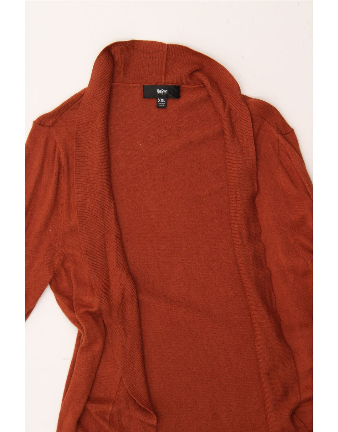 MOSSIMO Womens Open Cardigan Sweater UK 20 2XL Orange Vintage Mossimo and Second-Hand Mossimo from Messina Hembry 
