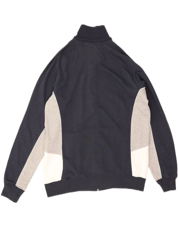 Giacca da tuta da uomo Champion XL in cotone color block blu navy