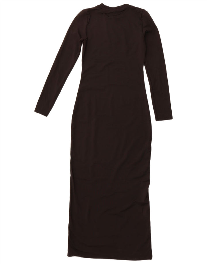 Abito lungo ZARA da donna a maniche lunghe UK 12 medio nero