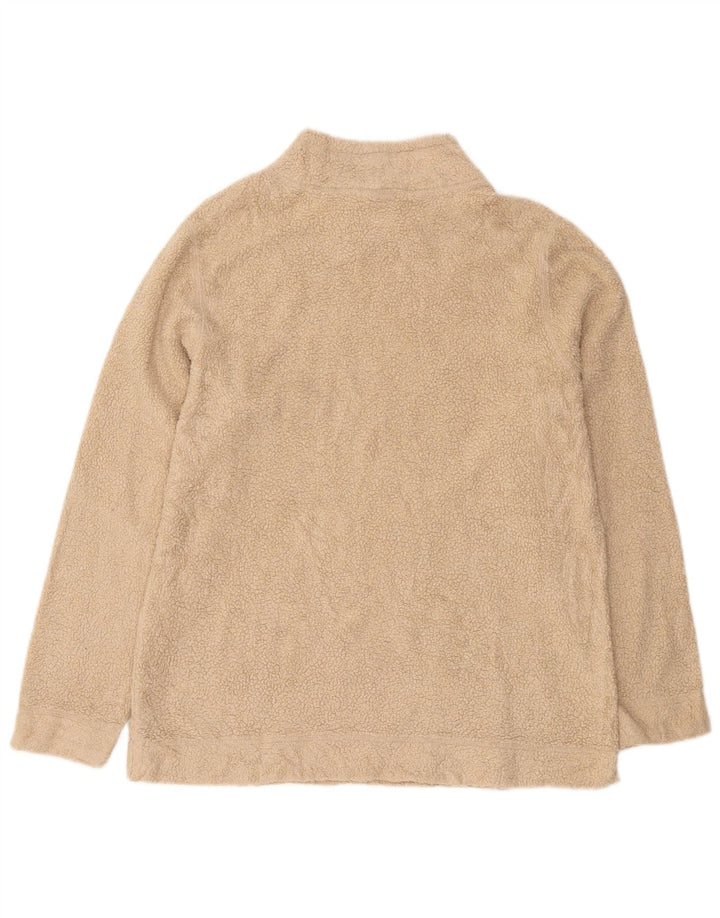 Maglione in pile da donna L.L.Bean UK 14 Acrilico beige medio