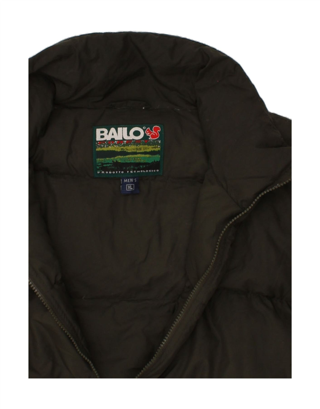 BAILO Mens Windbreaker Jacket UK 42 XL Black Polyester Vintage Bailo and Second-Hand Bailo from Messina Hembry 