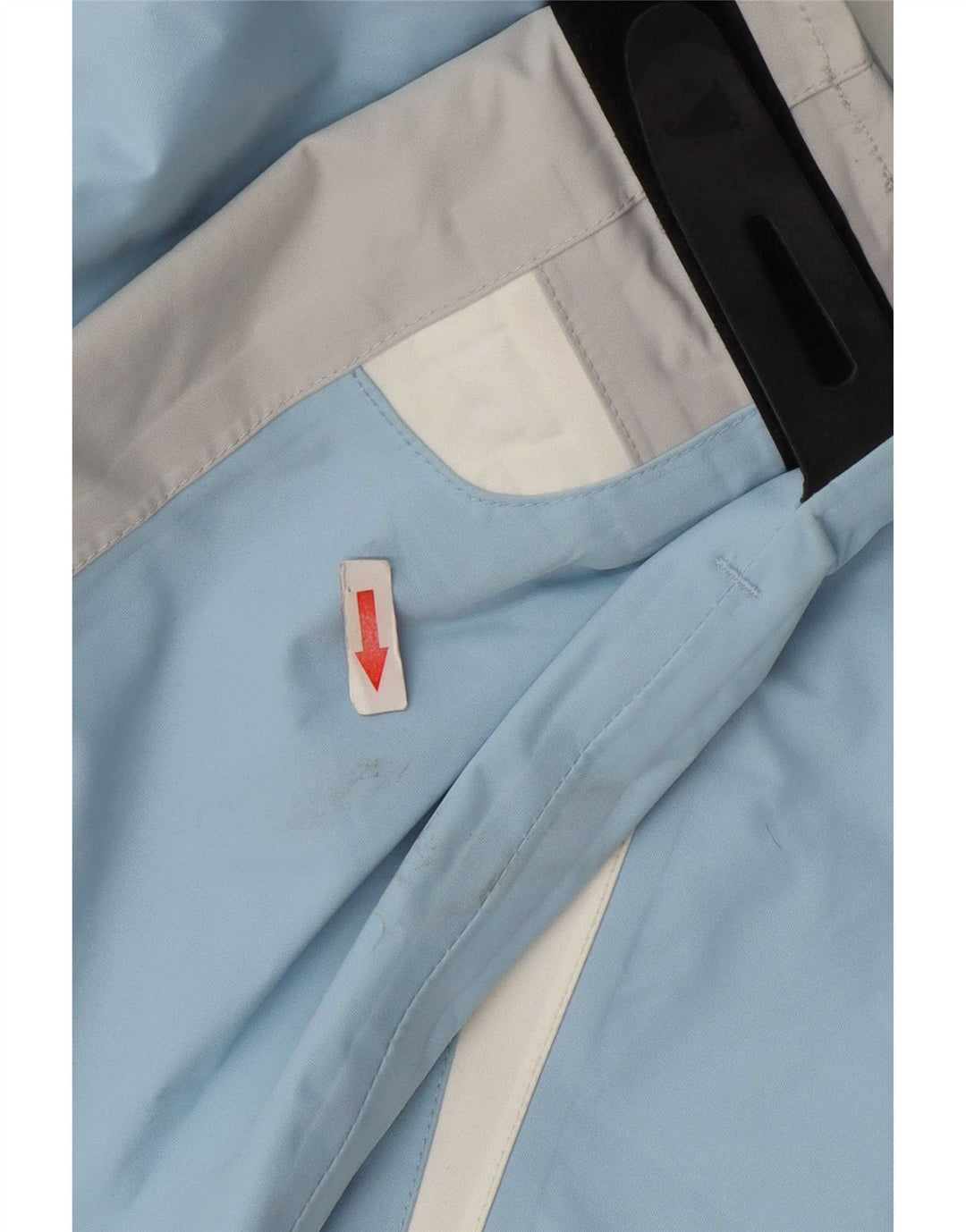 Musto Giacca antipioggia grafica da donna UK 14 Large Blu Colourblock Nylon