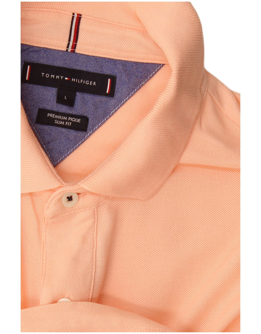 TOMMY HILFIGER Polo slim fit da uomo grande arancione
