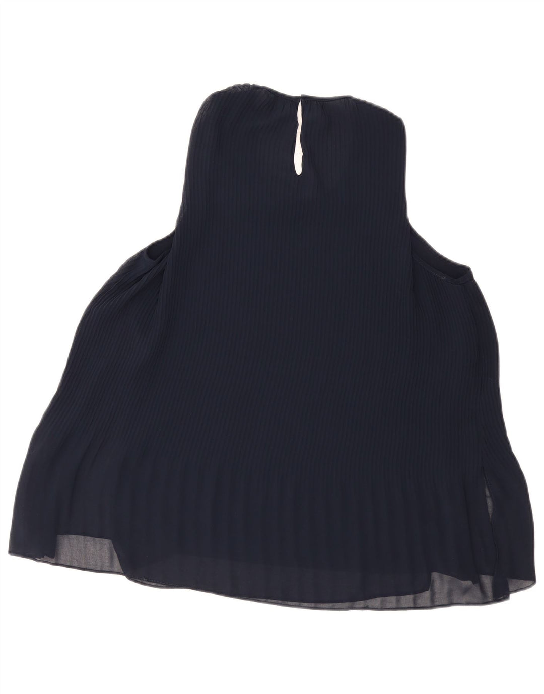 Camicetta senza maniche da donna Zara UK 10 Small Blu Navy