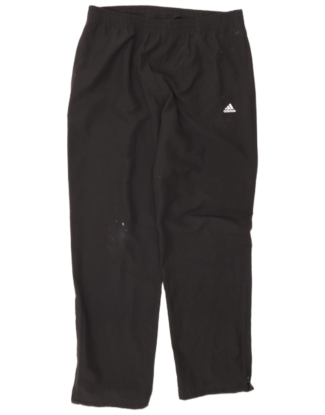 Pantaloni da tuta da uomo Adidas Large neri in poliestere