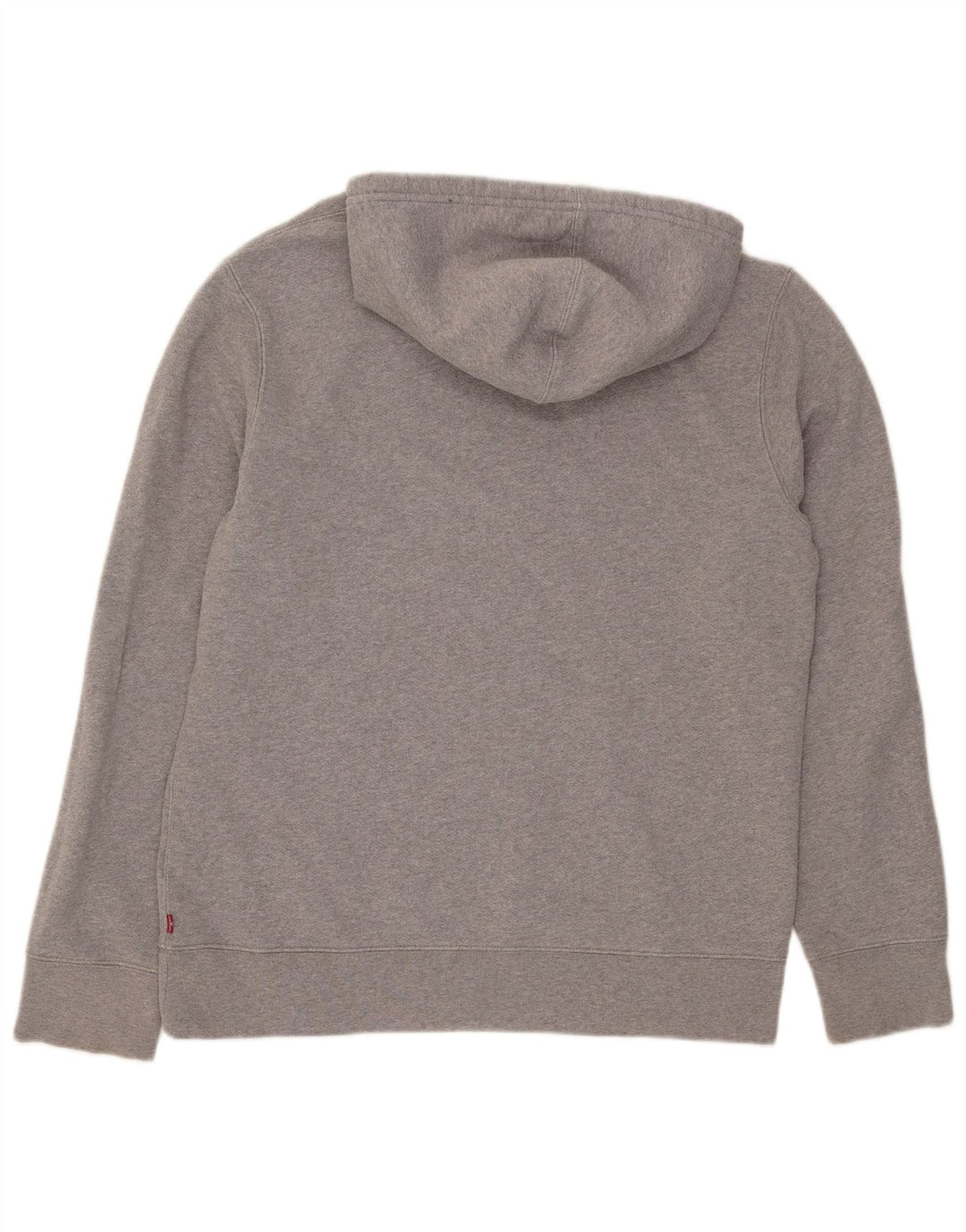 Maglione con cappuccio grafico da uomo Levi's Large in cotone grigio