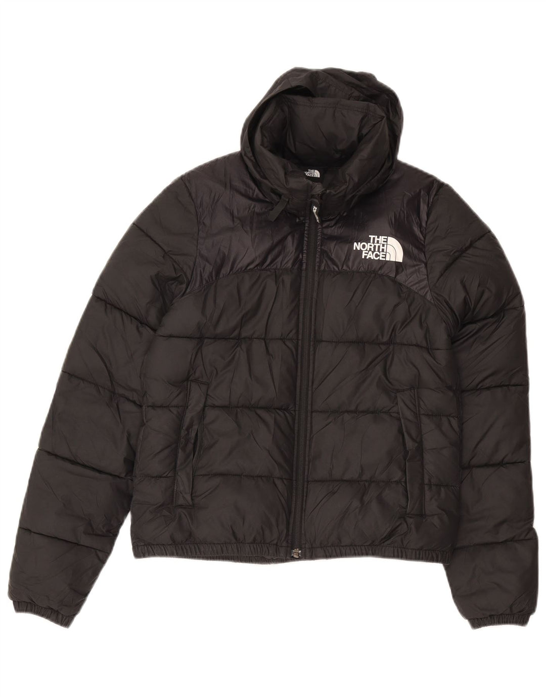 THE NORTH FACE Giacca imbottita oversize da donna UK 6 XS Black Colourblock