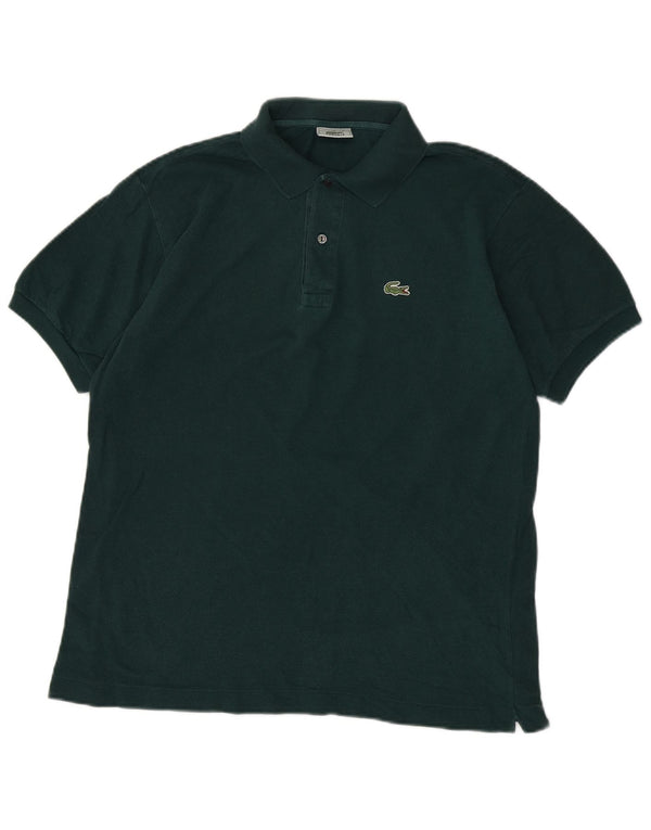 Polo da uomo Lacoste taglia 4 in cotone verde medio