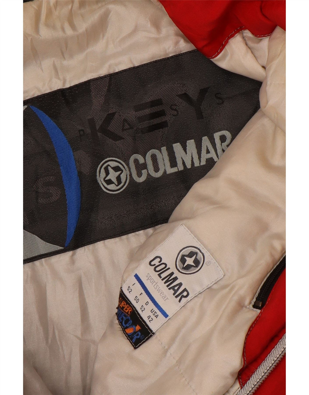 Giacca da sci grafica da uomo Colmar EU 52 Large Red Colourblock