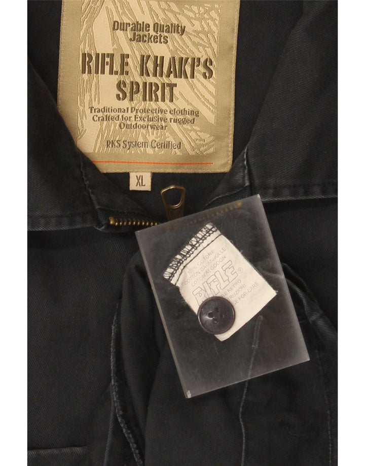 Giubbotto bomber da uomo Rifle UK 42 XL Cotone blu navy