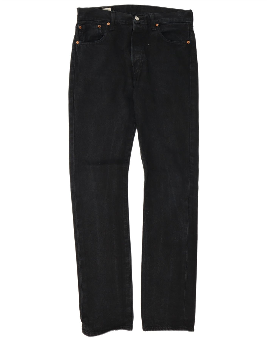 Levi's Uomo 501 Jeans dritti W30 L34 Cotone Nero