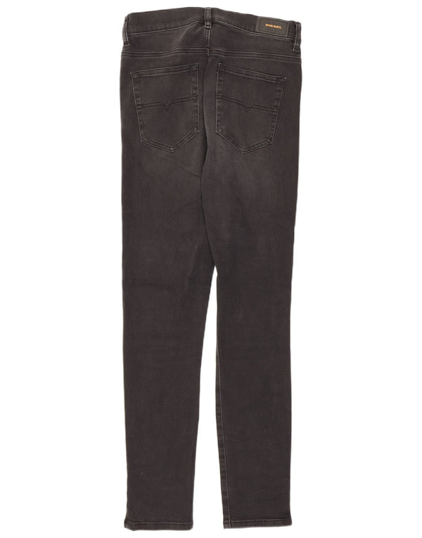 Jeans super skinny da donna D-Roisin a vita alta Diesel W29 L30 cotone grigio