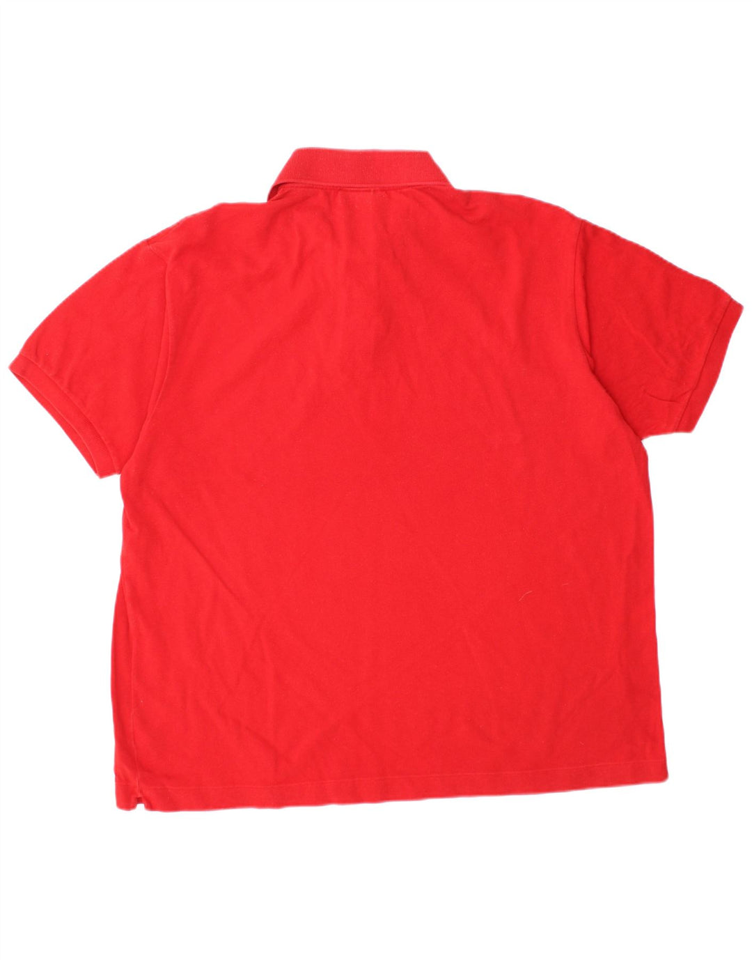Polo LACOSTE da uomo vestibilità classica taglia 7 2XL cotone rosso