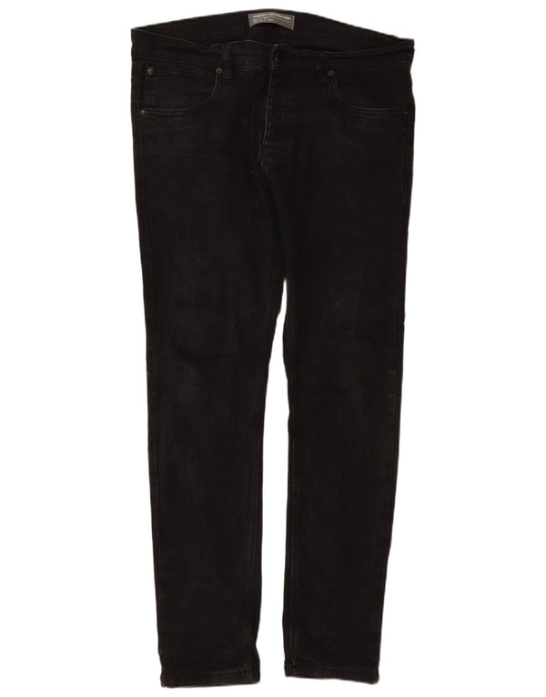 FRENCH CONNECTION Jeans slim da uomo W36 L32 cotone nero