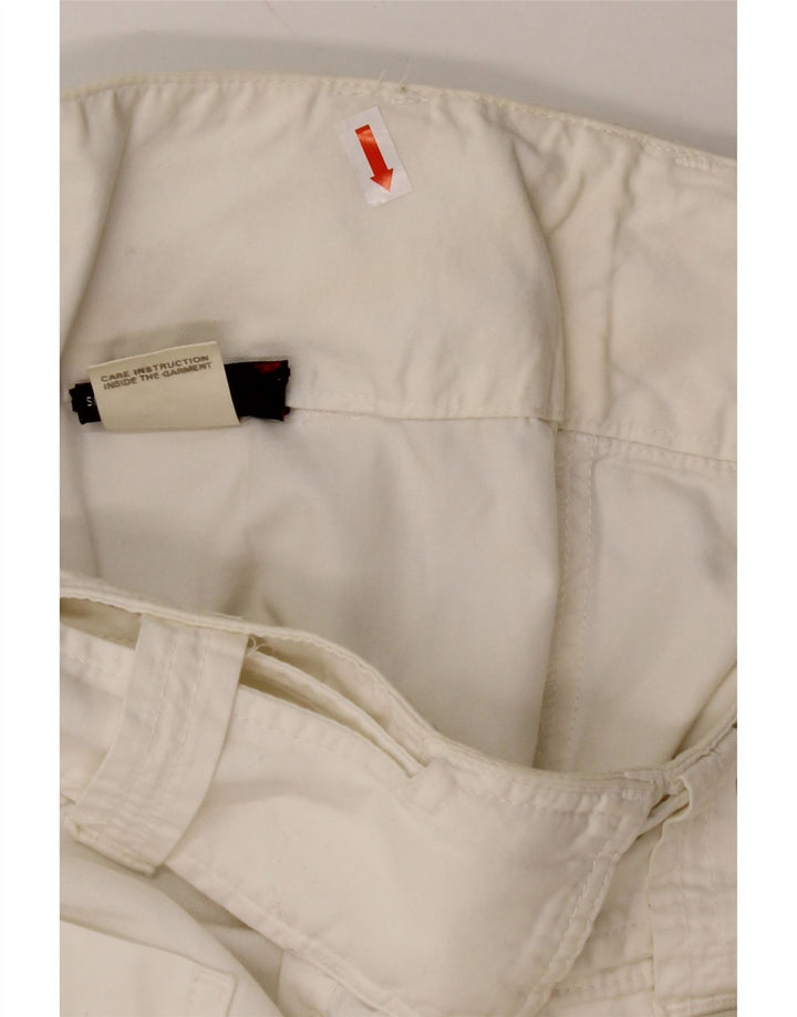 Pantaloni chino larghi da donna DIESEL W28 L31 cotone bianco