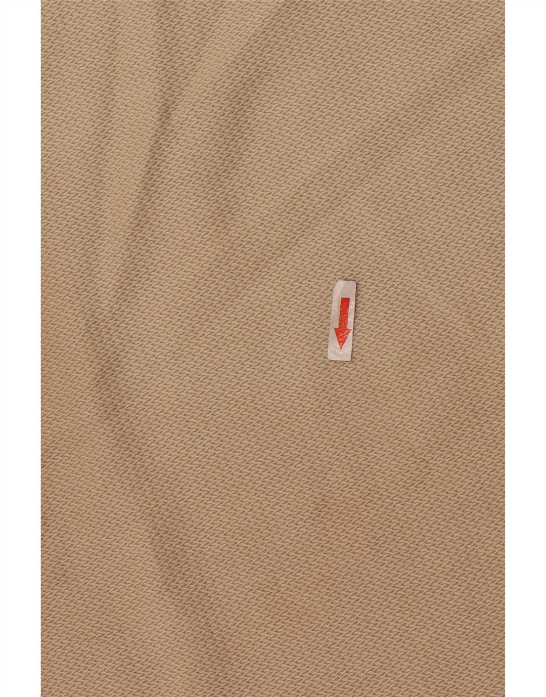 T-shirt Zara da uomo Top in cotone beige medio