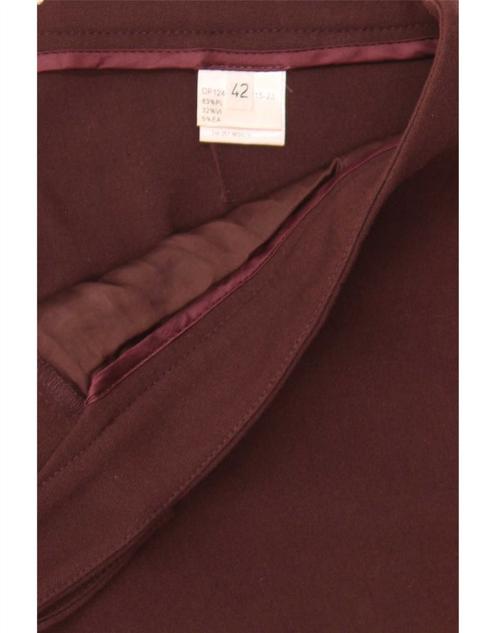 Pantaloni Chino Slim da Donna Daniele Alessandrini IT 42 Medio W32 L30 Marrone