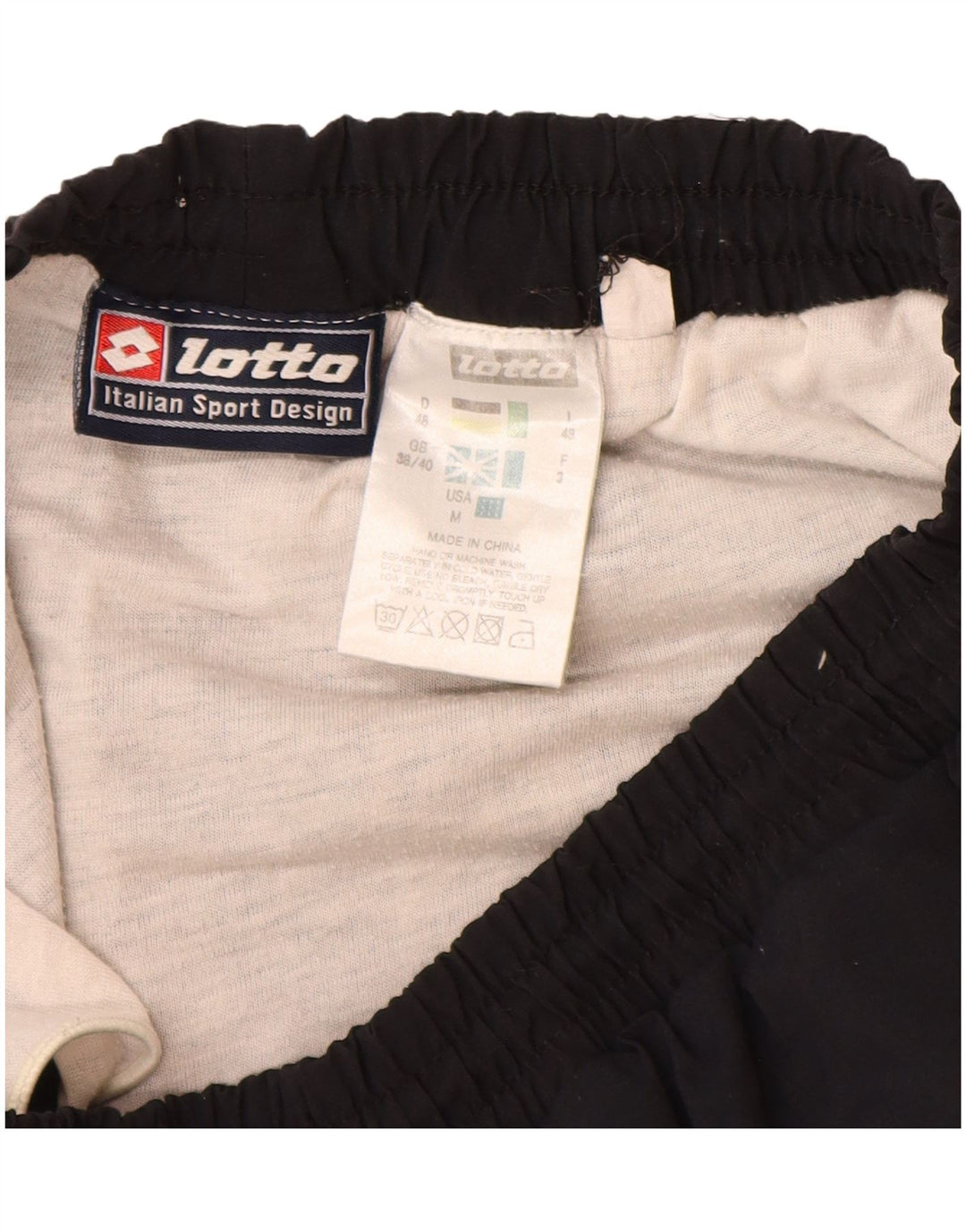Pantaloncini sportivi da uomo LOTTO UK 38/40 Medium Nero Poliammide