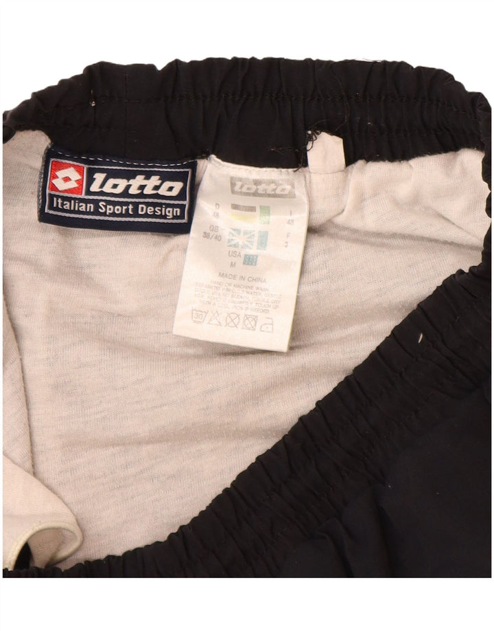 Pantaloncini sportivi da uomo LOTTO UK 38/40 Medium Nero Poliammide