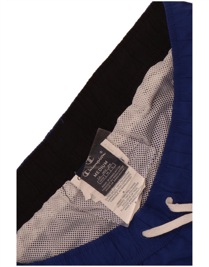 Pantaloncini da bagno da uomo Champion blu medio in poliammide