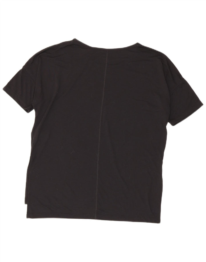T-shirt oversize da donna Nike Dri Fit UK 14 poliestere nero medio