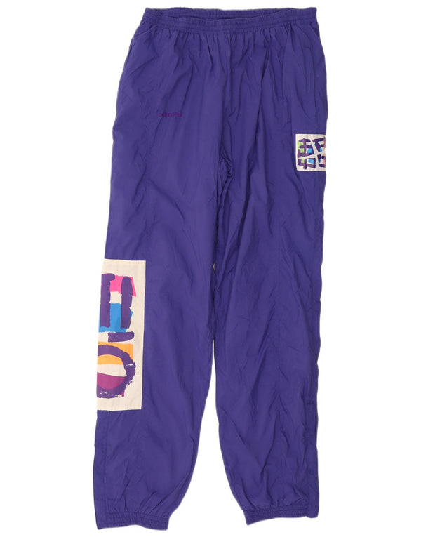 Pantaloni da tuta con grafica vintage da uomo, pantaloni da jogging, viola medio