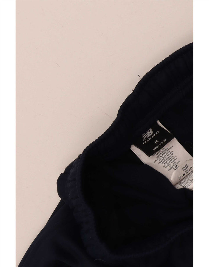 Pantaloni da tuta con grafica New Balance da uomo in poliestere medio blu navy