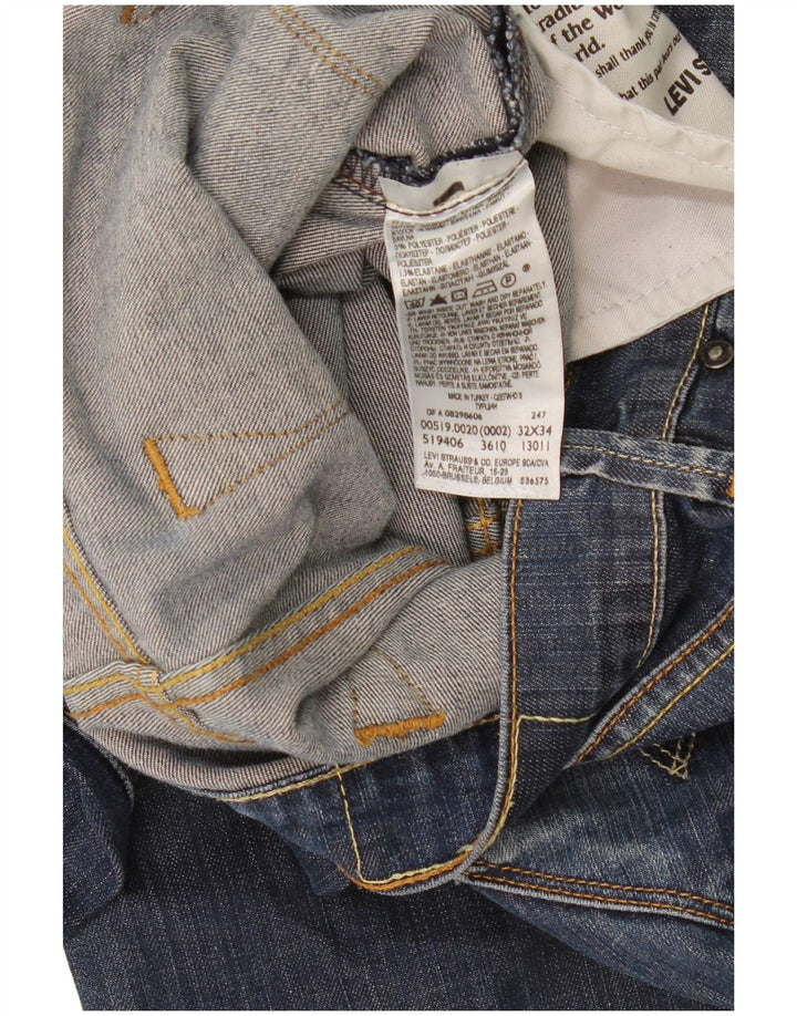 Jeans Levi's 519 Slim da donna W32 L34 cotone blu