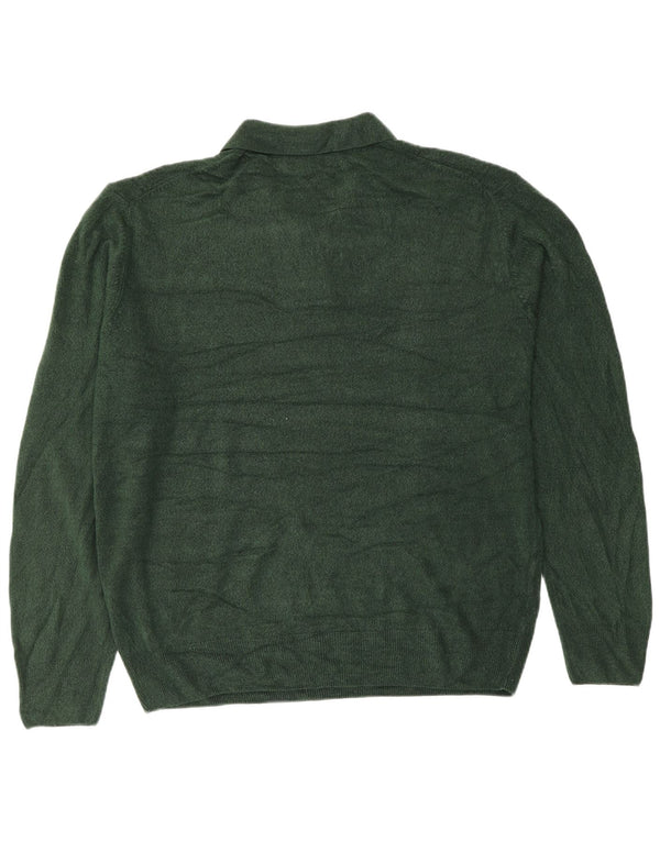 DOCKERS Maglione da uomo con collo alto XL verde acrilico