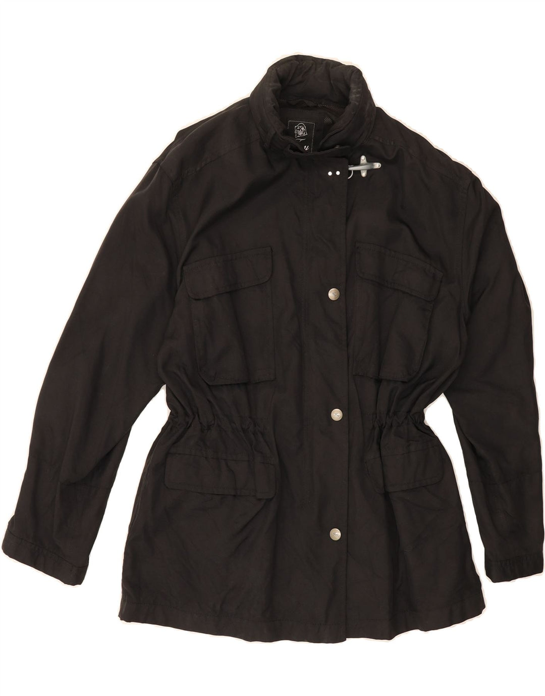 FAY Womens Utility Jacket UK 16 Large Black Vintage Fay and Second-Hand Fay from Messina Hembry 