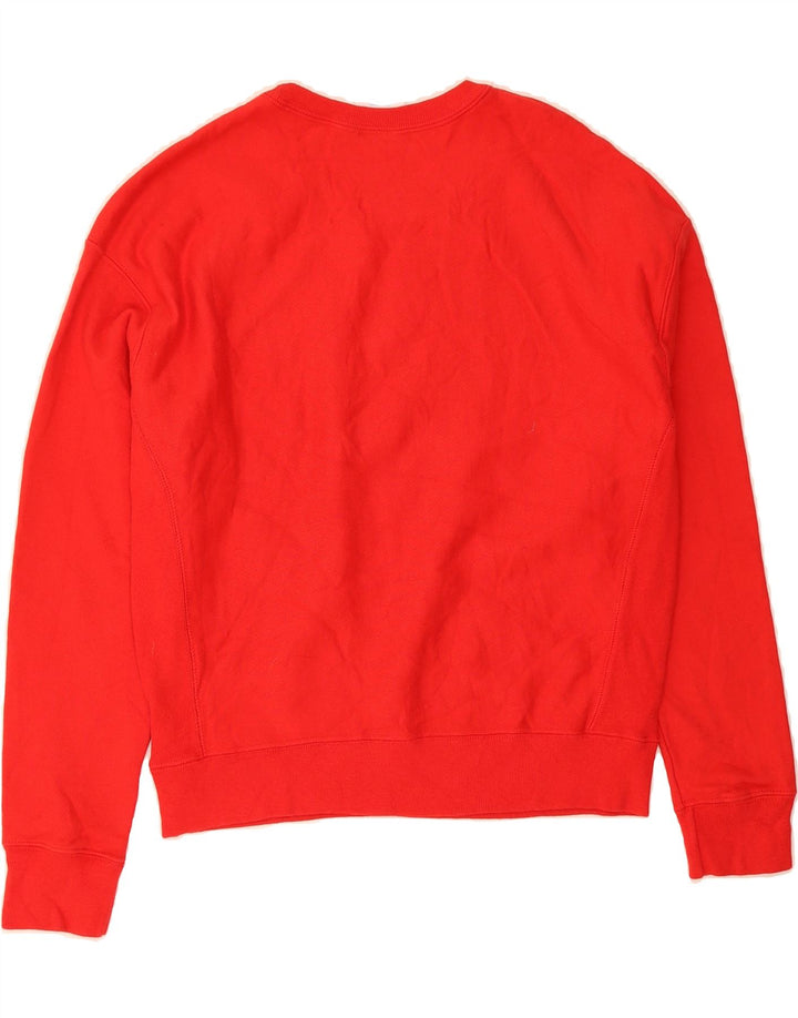 CHAMPION Womens Sweatshirt Jumper UK 16 Large Red Cotton Vintage Champion and Second-Hand Champion from Messina Hembry 