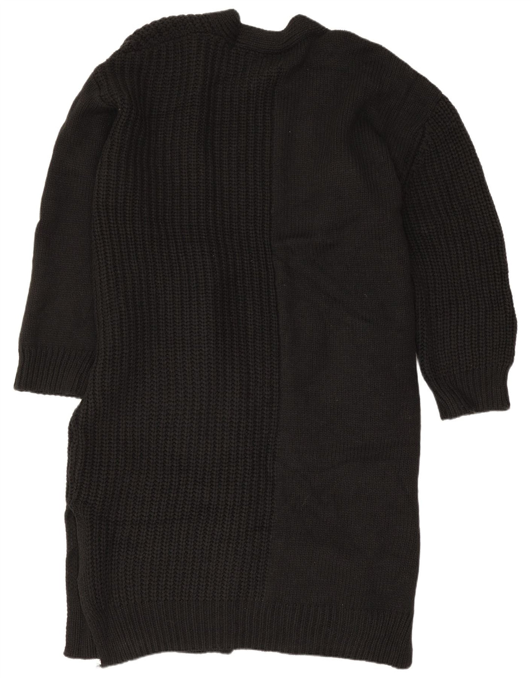 Topshop Maglione cardigan lungo oversize da donna EU 36/38 piccolo nero
