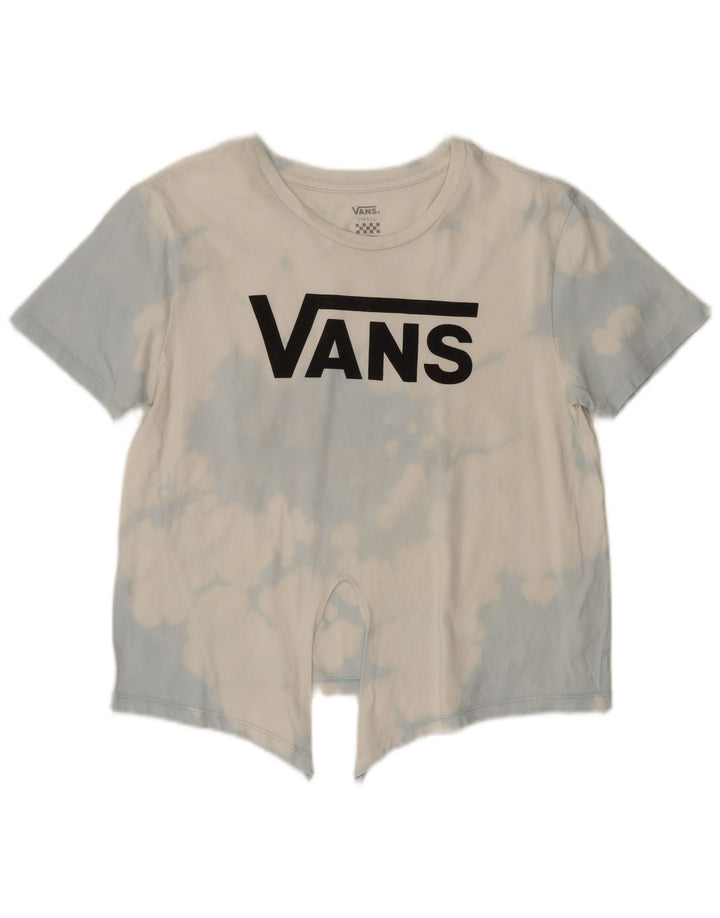 T-shirt grafica da donna Vans Top UK 10 Small White Tie Dye