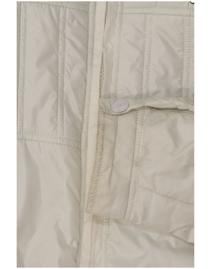 Giacca imbottita militare da uomo UMM UK 42 XL poliestere bianco