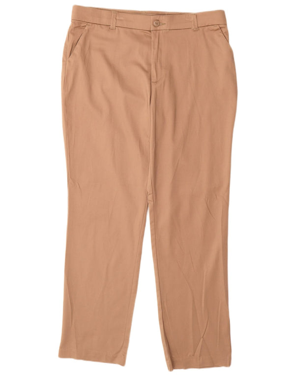 Pantaloni chino dritti da donna LEE US 14 XL W34 L31 Cotone beige