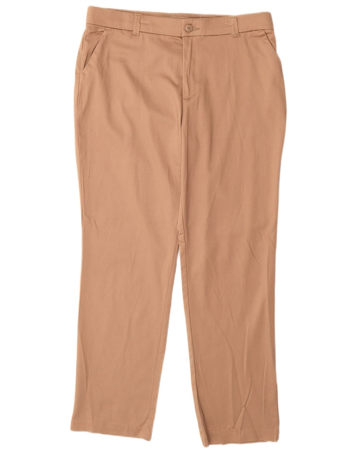 Pantaloni chino dritti da donna LEE US 14 XL W34 L31 Cotone beige
