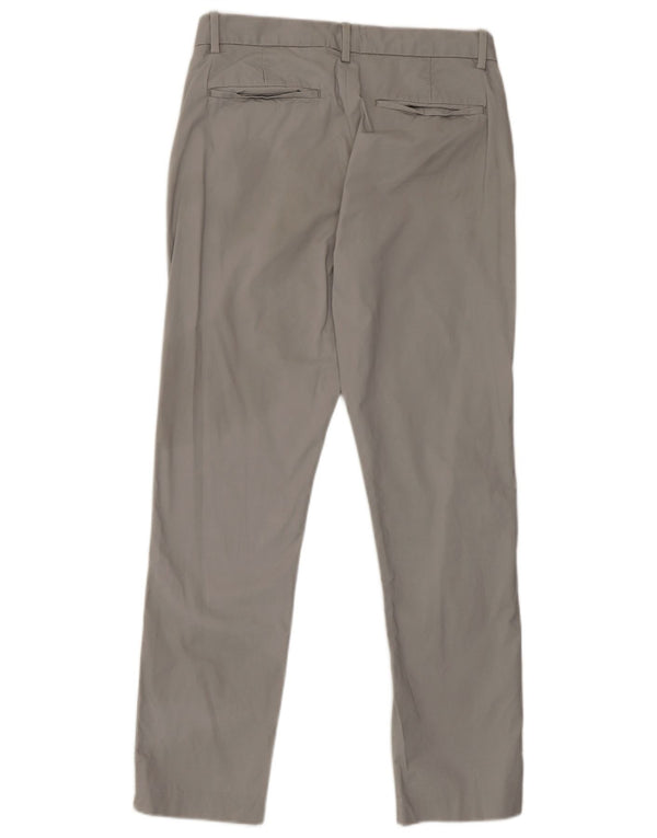 Pantaloni chino slim da uomo Marks & Spencer W30 L29 cotone grigio