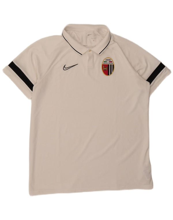 Polo Nike Uomo Ascoli Calcio 1898 XL Poliestere Colourblock Bianco
