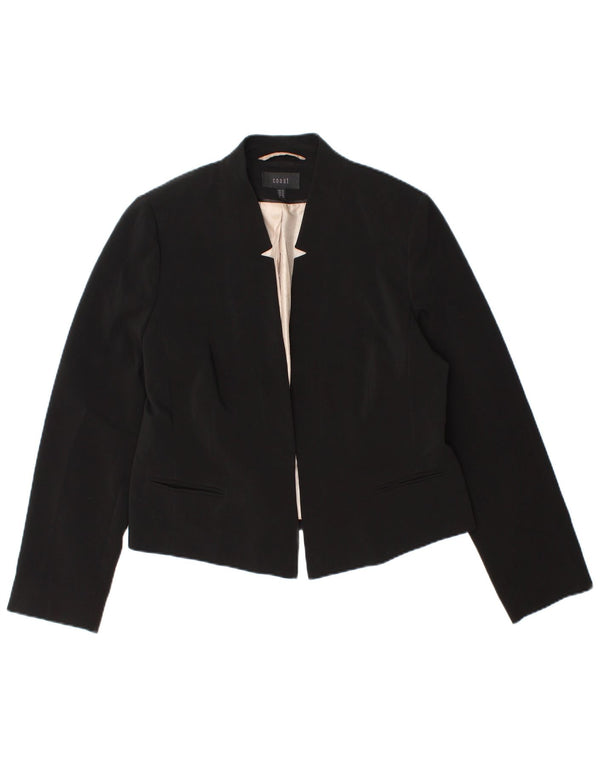 Giacca blazer da donna Coast UK 14 grande poliestere nero