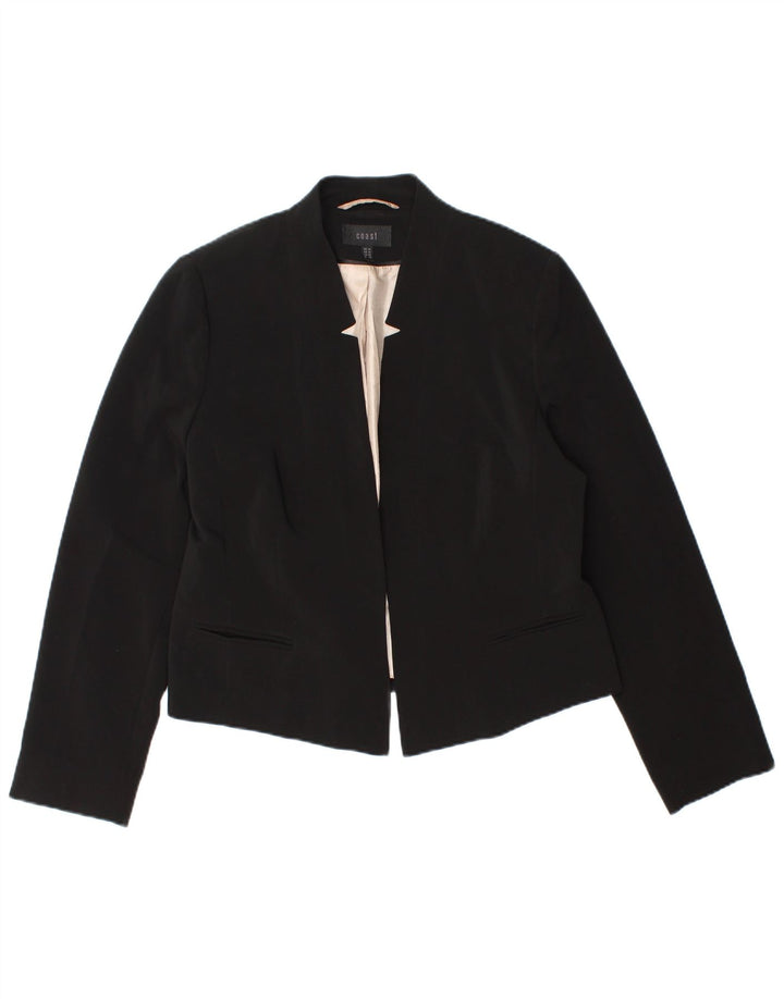 Giacca blazer da donna Coast UK 14 grande poliestere nero