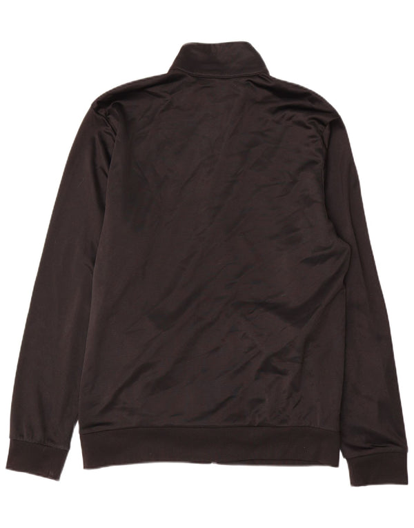 Kappa Mens Graphic Tracksuit Top Jacket Large Black Polyester Sports