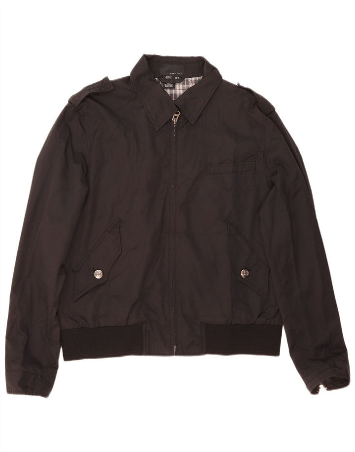 Giubbotto bomber da uomo Zara UK 38 cotone nero medio