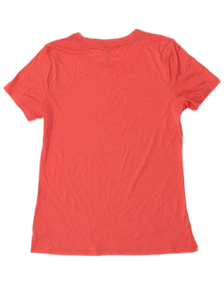 T-shirt Hurley da donna Top UK 10 piccola in poliestere chiazzato arancione