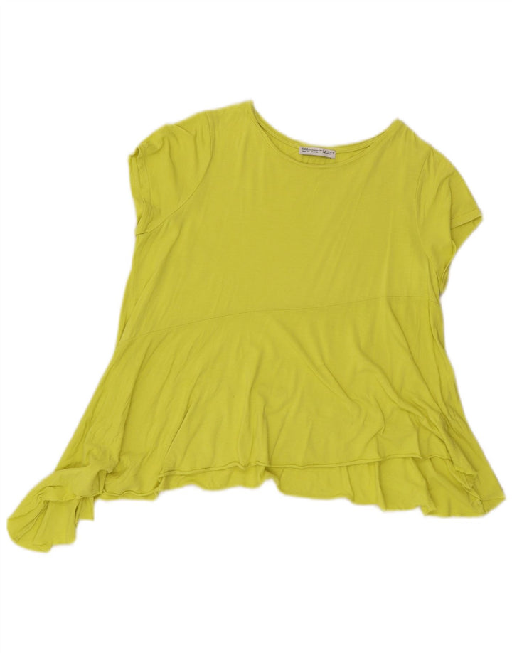 Camicetta asimmetrica da donna Zara Top UK 10 piccola verde