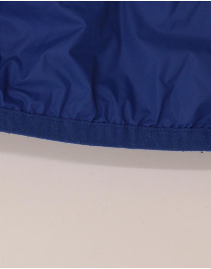 Giacca a vento con cappuccio K-Way Bambino 11-12 anni Blu in poliammide