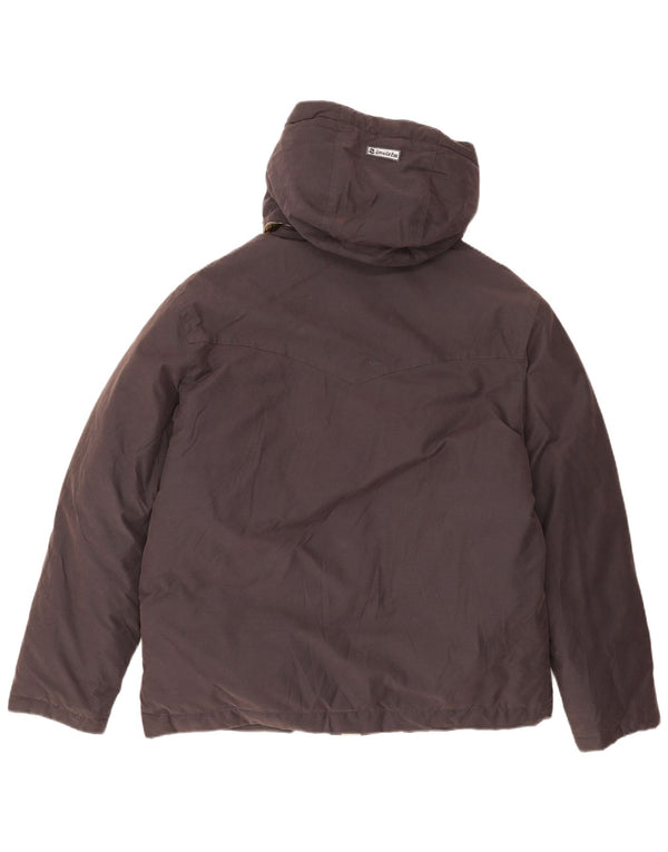 Giacca imbottita con cappuccio da uomo Invicta UK 40 grande cotone nero